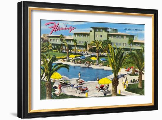 Hotel Flamingo, Las Vegas, Nevada-null-Framed Premium Giclee Print