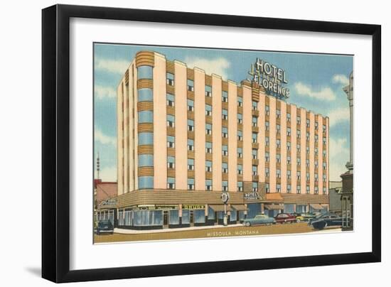 Hotel Florence, Missoula, Montana-null-Framed Art Print