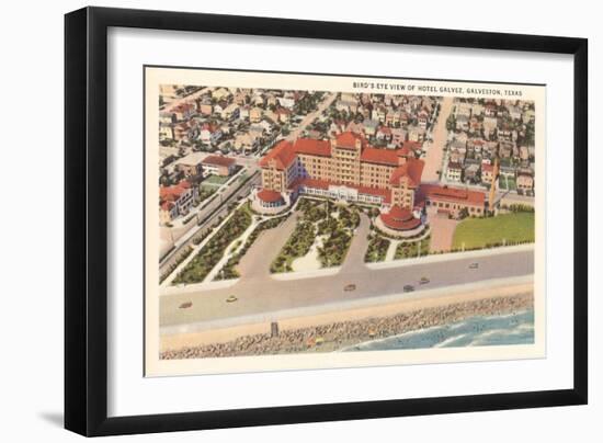 Hotel Galvez, Galveston-null-Framed Art Print