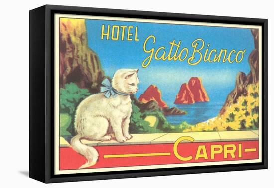 Hotel Gatto Bianco Capri-Found Image Press-Framed Premier Image Canvas
