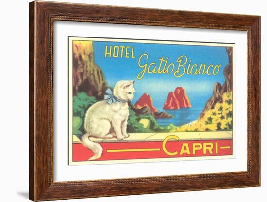 Hotel Gatto Bianco-null-Framed Art Print