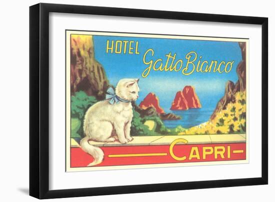 Hotel Gatto Bianco-null-Framed Art Print