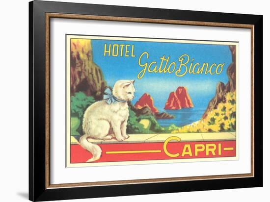 Hotel Gatto Bianco-null-Framed Art Print