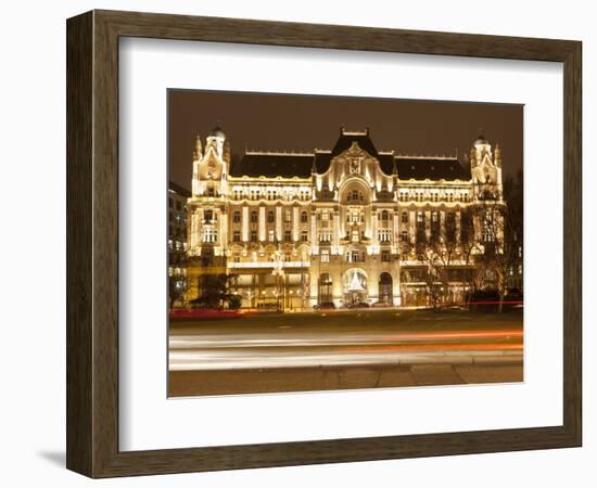 Hotel Gresham Palace, Roosevelt Ter, Budapest, Hungary, Europe-Stuart Black-Framed Photographic Print