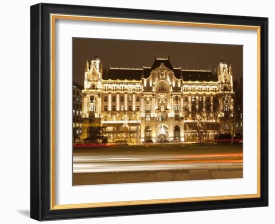 Hotel Gresham Palace, Roosevelt Ter, Budapest, Hungary, Europe-Stuart Black-Framed Photographic Print