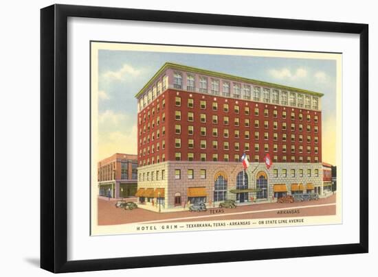 Hotel Grim, Texarkana, Arkansas-null-Framed Art Print