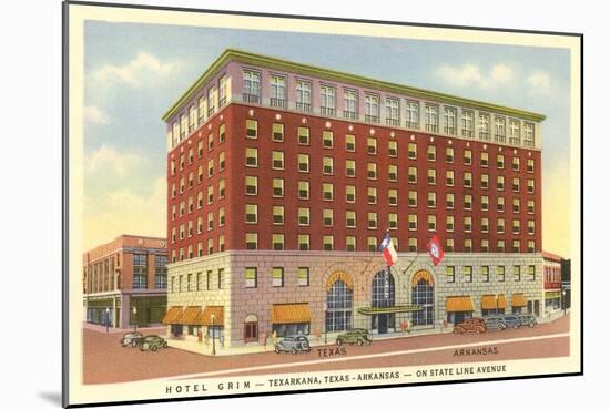 Hotel Grim, Texarkana-null-Mounted Art Print