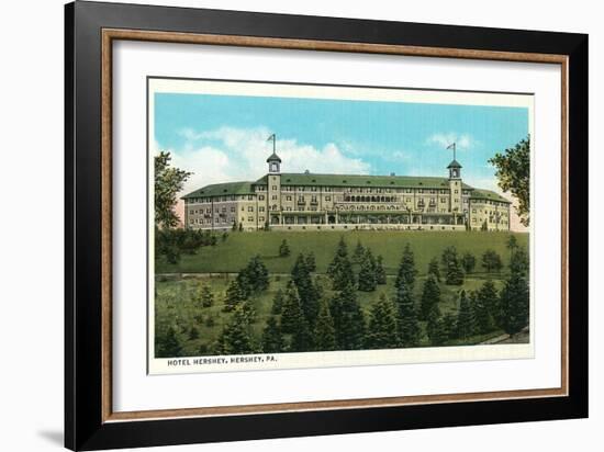 Hotel Hershey, Pennsylvania-null-Framed Art Print