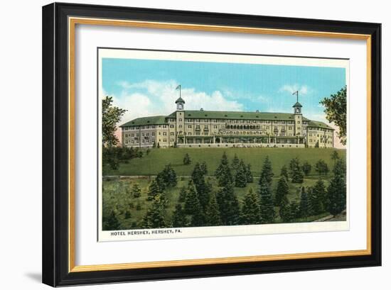 Hotel Hershey, Pennsylvania-null-Framed Art Print