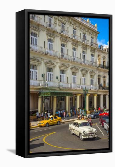 Hotel Inglaterra, Havana, Cuba, West Indies, Caribbean, Central America-Alan Copson-Framed Premier Image Canvas