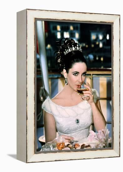 Hotel International THE V.I.P.S d'Anthony Asquith with Elizabeth Taylor, 1963-null-Framed Stretched Canvas