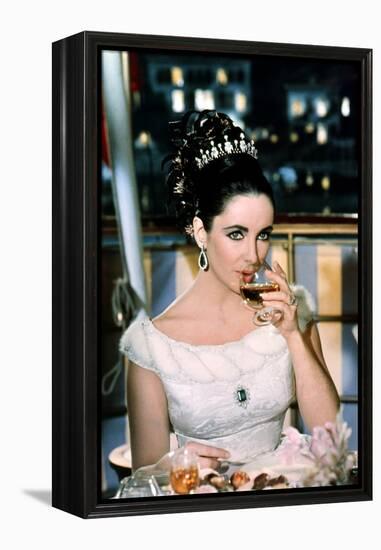 Hotel International THE V.I.P.S d'Anthony Asquith with Elizabeth Taylor, 1963-null-Framed Stretched Canvas