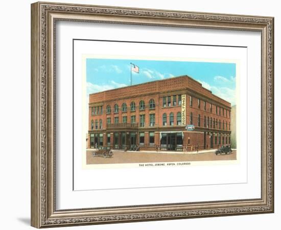 Hotel Jerome, Aspen, Colorado-null-Framed Art Print