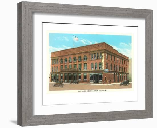 Hotel Jerome, Aspen, Colorado-null-Framed Art Print