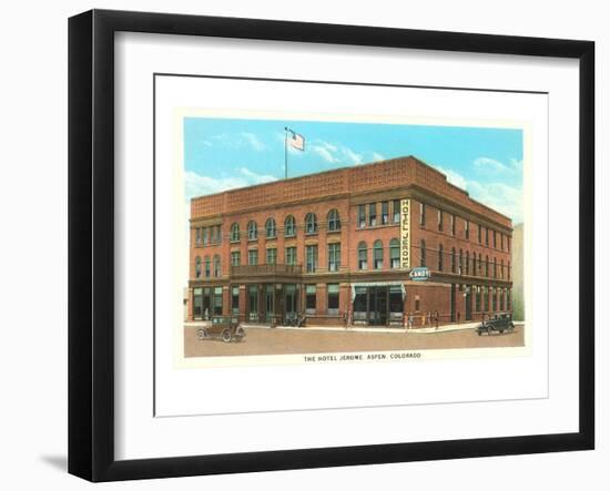 Hotel Jerome, Aspen, Colorado-null-Framed Art Print