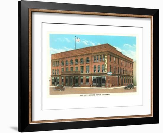 Hotel Jerome, Aspen, Colorado-null-Framed Art Print