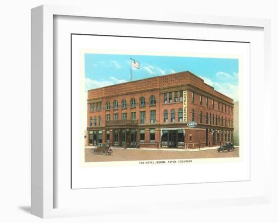 Hotel Jerome, Aspen, Colorado-null-Framed Art Print