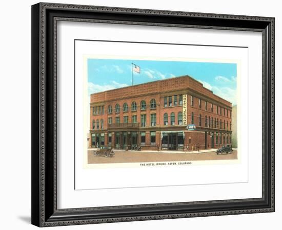 Hotel Jerome, Aspen, Colorado-null-Framed Art Print