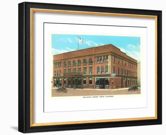 Hotel Jerome, Aspen, Colorado-null-Framed Art Print