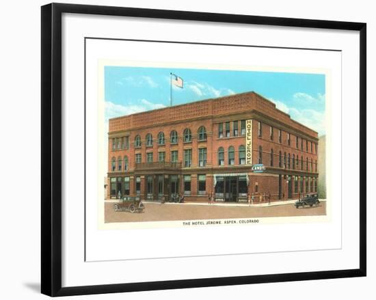 Hotel Jerome, Aspen, Colorado-null-Framed Art Print