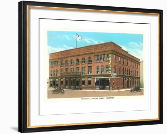 Hotel Jerome, Aspen, Colorado-null-Framed Art Print