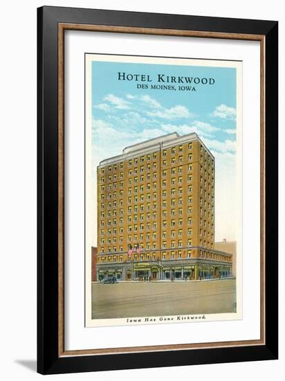 Hotel Kirkwood, Des Moines, Iowa-null-Framed Art Print