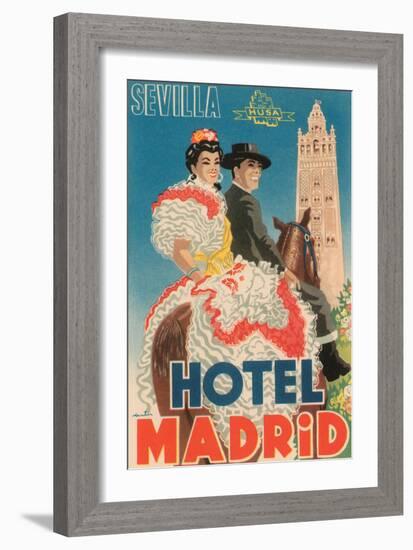 Hotel Madrid-null-Framed Art Print