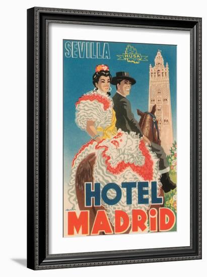 Hotel Madrid-null-Framed Art Print