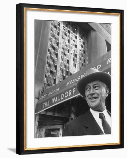 Hotel Magnate Conrad N. Hilton-Martha Holmes-Framed Premium Photographic Print