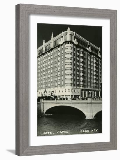 Hotel Mapes, Reno, Nevada-null-Framed Art Print