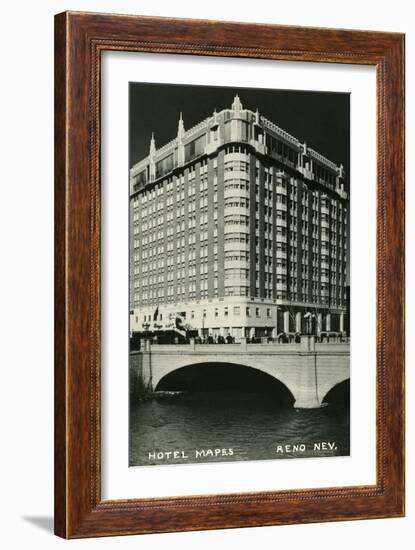 Hotel Mapes, Reno, Nevada-null-Framed Art Print