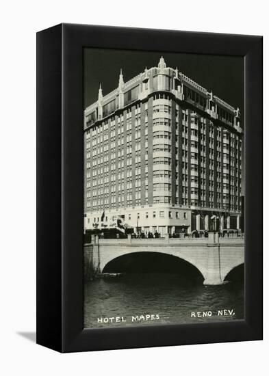 Hotel Mapes, Reno, Nevada-null-Framed Stretched Canvas