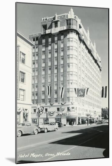 Hotel Mapes, Reno, Nevada-null-Mounted Art Print