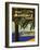 Hotel Martinez Cannes Luggage Label-null-Framed Premium Giclee Print