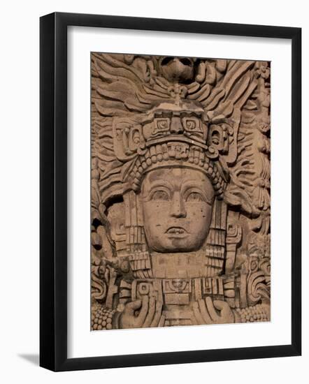 Hotel Mayan Palace, Mayan Sculpture, Puerto Vallarta, Mexico-Walter Bibikow-Framed Photographic Print