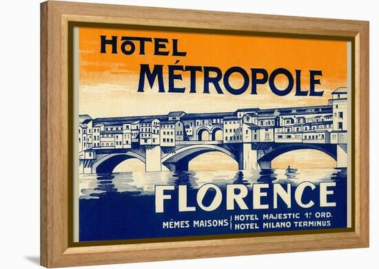 Hotel Metropole, Florence, Italy-null-Framed Stretched Canvas