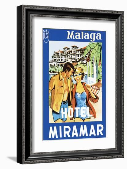 Hotel Miramar-null-Framed Premium Giclee Print