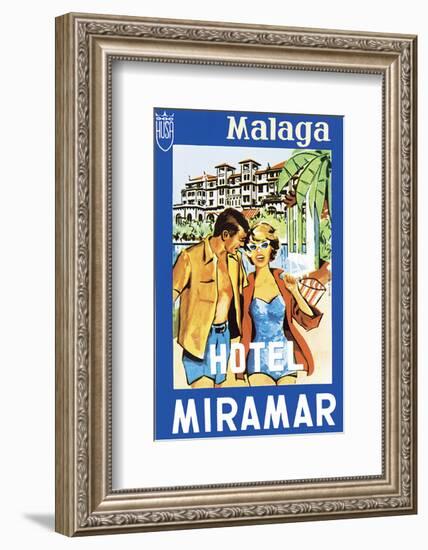 Hotel Miramar-null-Framed Art Print