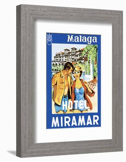 Hotel Miramar-null-Framed Art Print