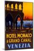 Hotel Monaco and Grand Canal-null-Mounted Art Print