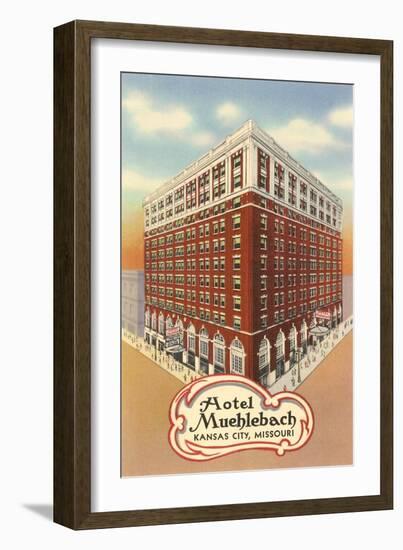 Hotel Muehlebach, Kansas City-null-Framed Premium Giclee Print