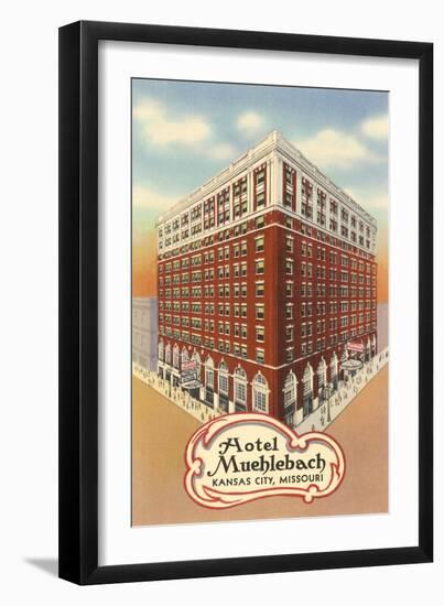 Hotel Muehlebach, Kansas City-null-Framed Art Print