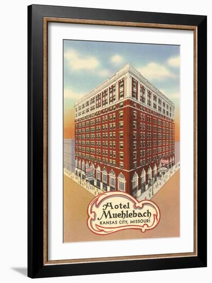 Hotel Muehlebach, Kansas City-null-Framed Art Print