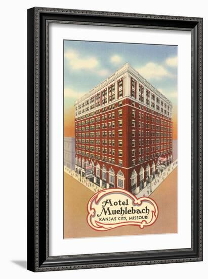 Hotel Muehlebach, Kansas City-null-Framed Art Print