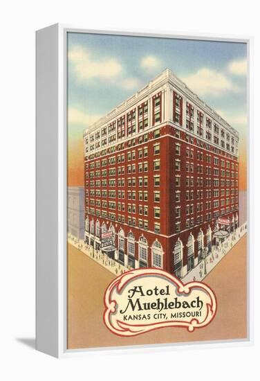 Hotel Muehlebach, Kansas City-null-Framed Stretched Canvas