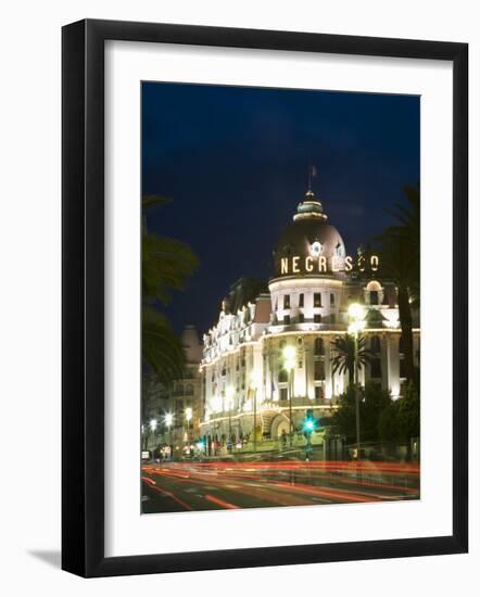 Hotel Negresco, Nice, Provence, French Riviera, France-Angelo Cavalli-Framed Photographic Print