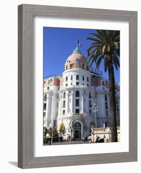 Hotel Negresco, Promenade Des Anglais, Nice, Alpes Maritimes, Cote D'Azur, French Riviera, Provence-Wendy Connett-Framed Photographic Print