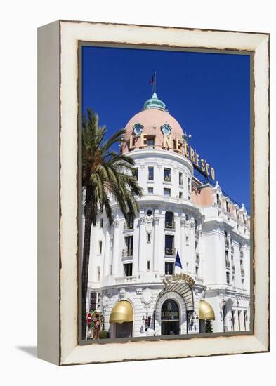 Hotel Negresco, Promenade Des Anglais, Nice-Amanda Hall-Framed Premier Image Canvas