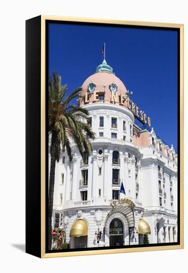 Hotel Negresco, Promenade Des Anglais, Nice-Amanda Hall-Framed Premier Image Canvas