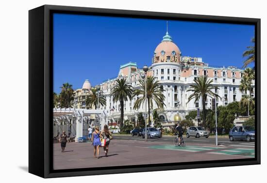 Hotel Negresco, Promenade Des Anglais, Nice-Amanda Hall-Framed Premier Image Canvas